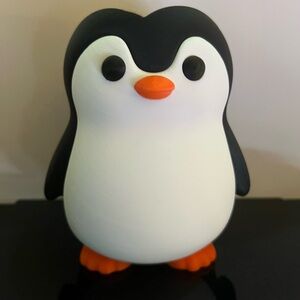 Penguin for bath and body works soap holder